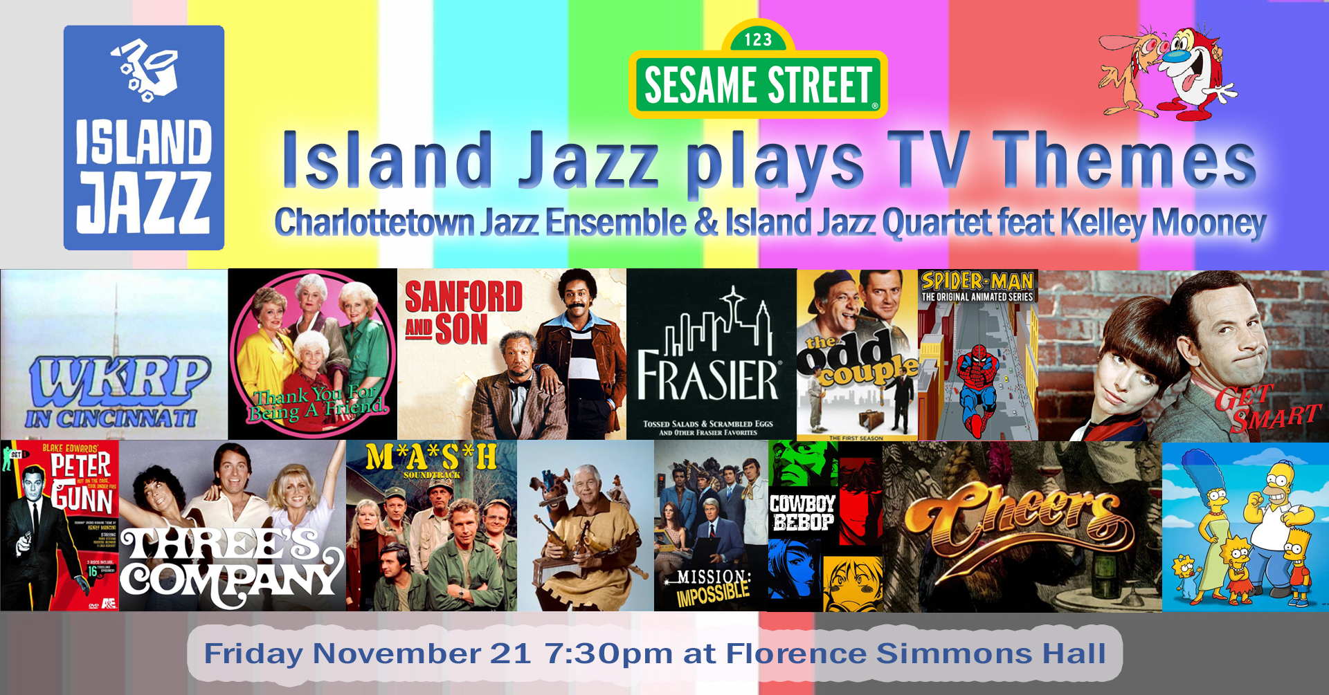 Island Jazz plays TV Music, Nov 21 at Florence Simmons